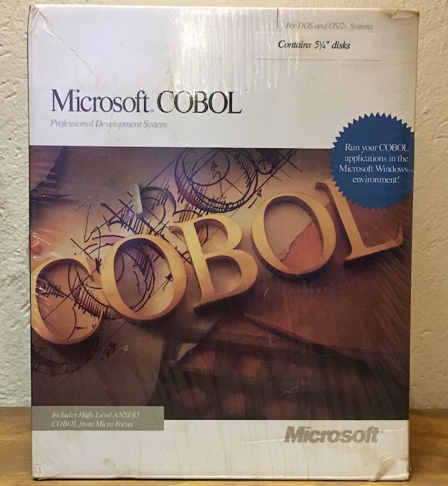 Microsoft Cobol 4.5 Box (1991)